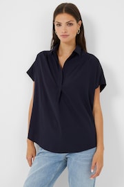 French Connection Crepe Light Sleeveless Popover Shirt - Image 2 of 4