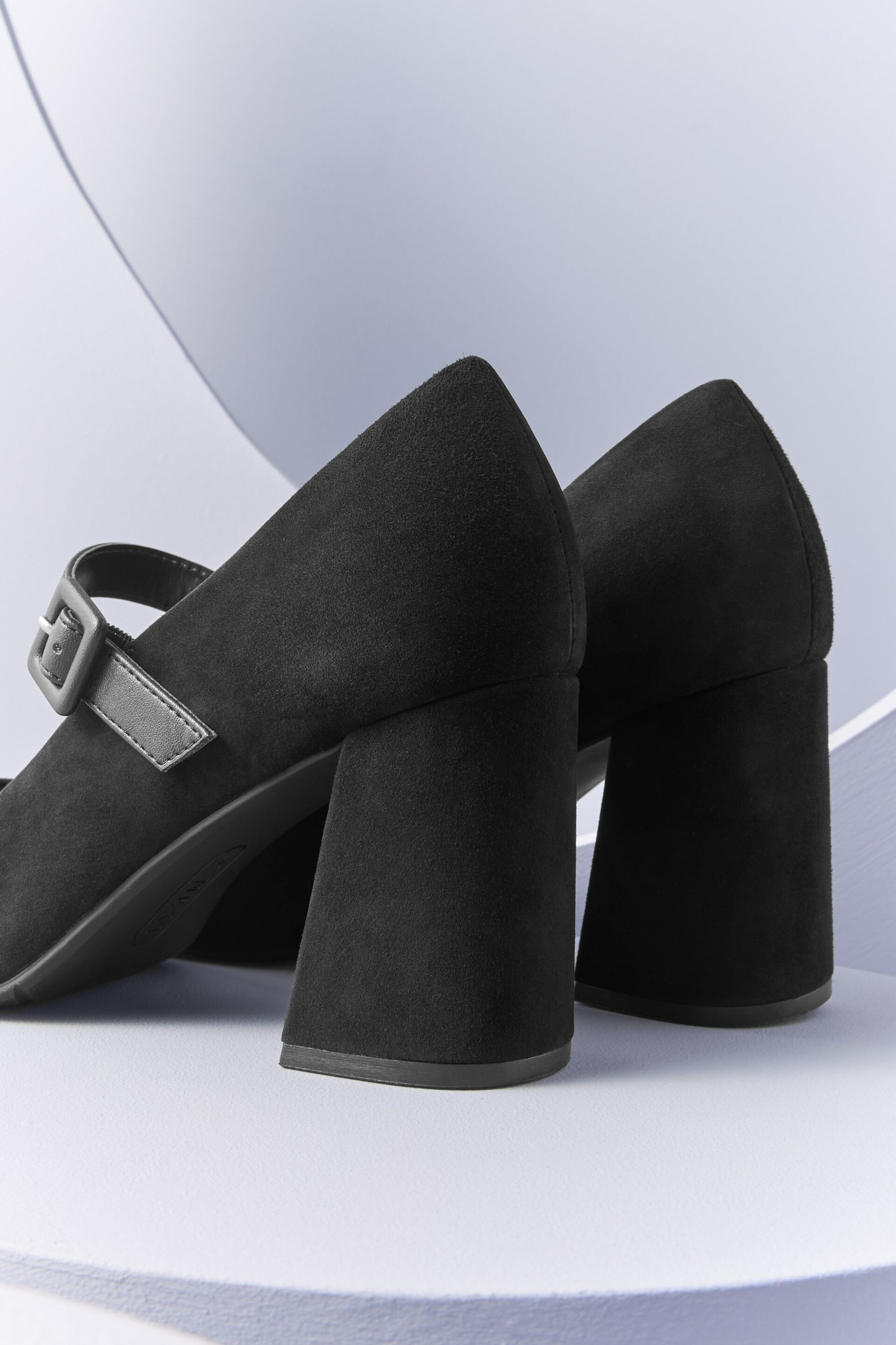 Black Forever Comfort With Motionflex Mary Jane Square Toe Shoes - Image 6 of 6