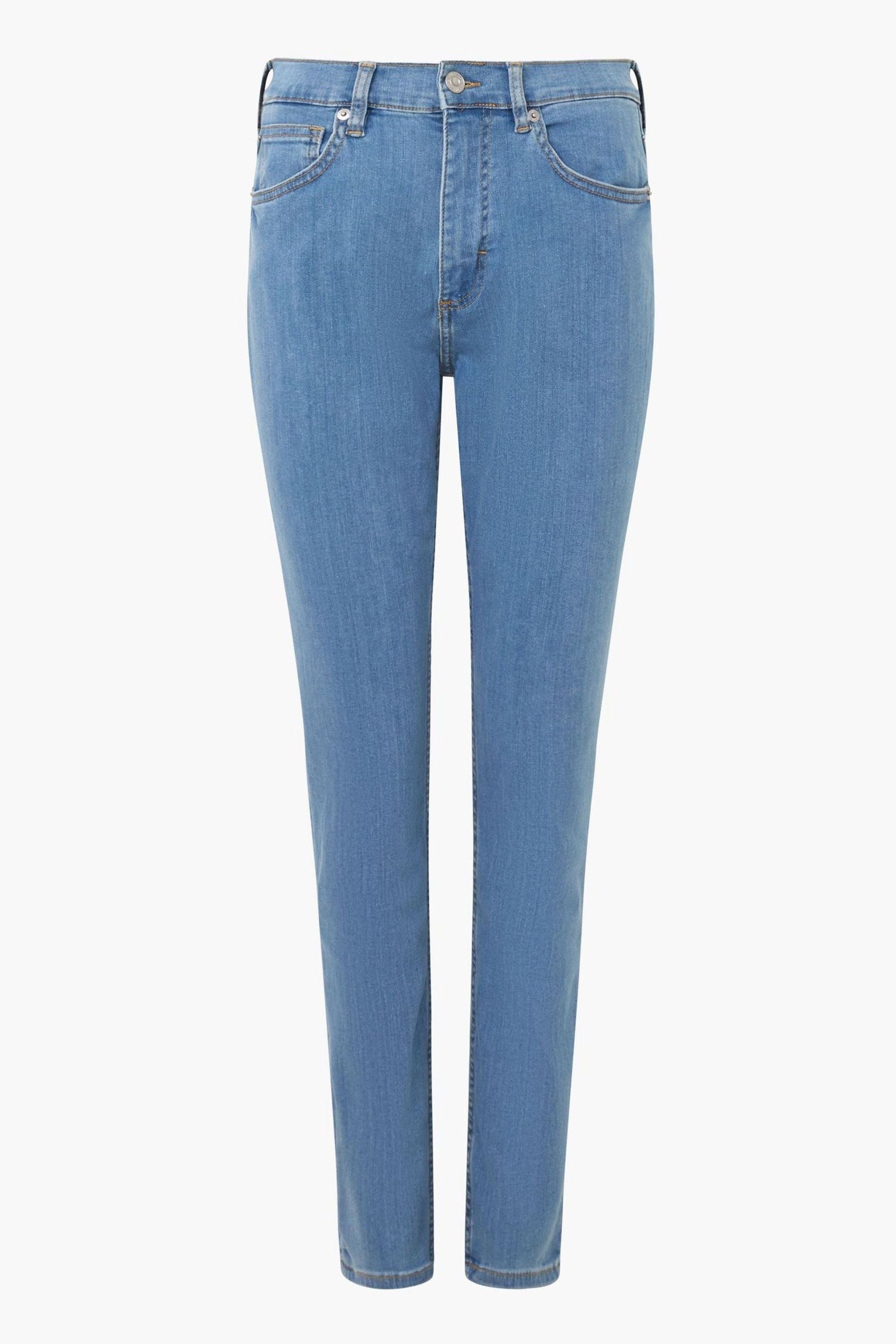 High rise stretch skinny jeans shop