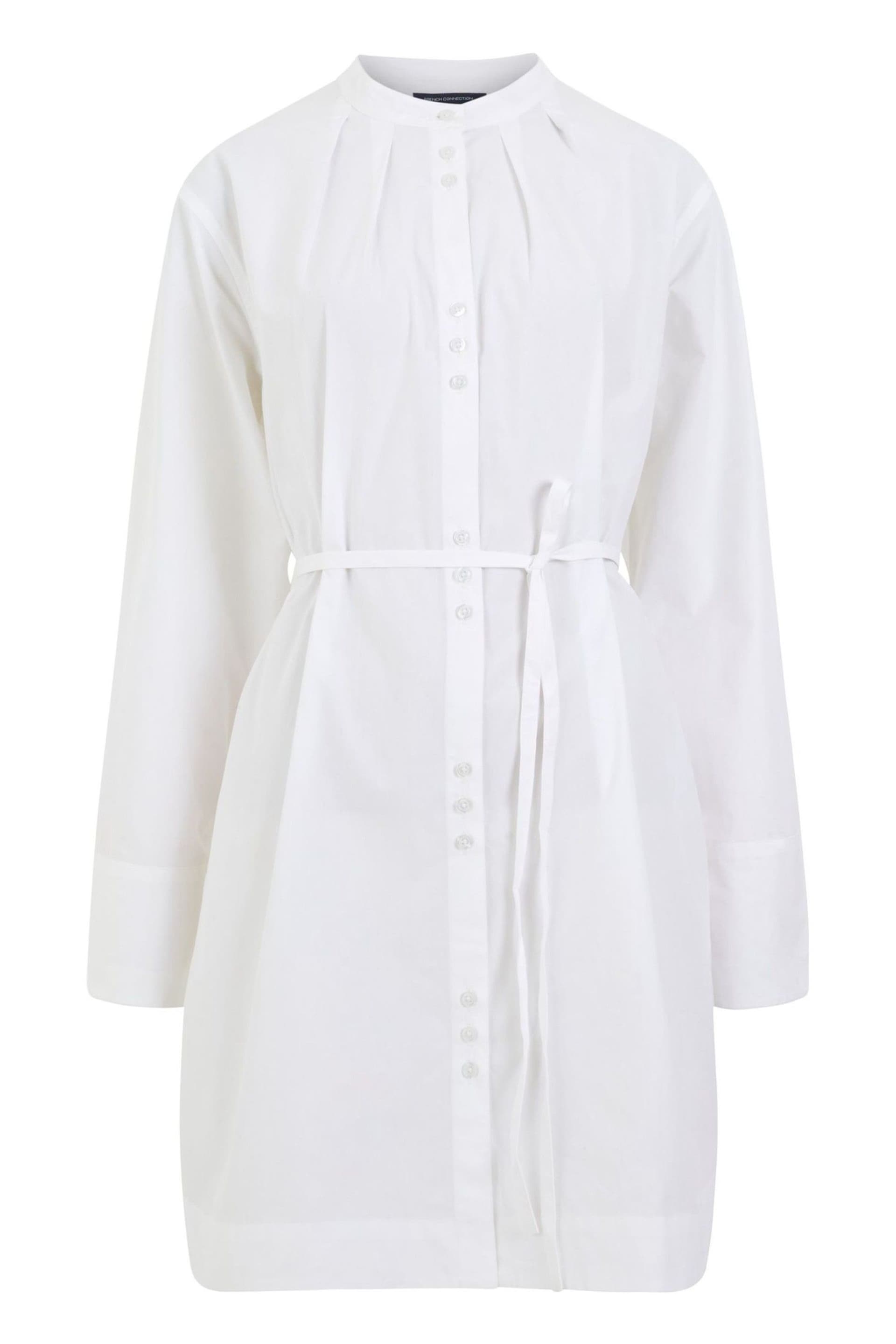 French Connection Alissa Cot Wide Sleeve Shirt Dress - Image 4 of 4