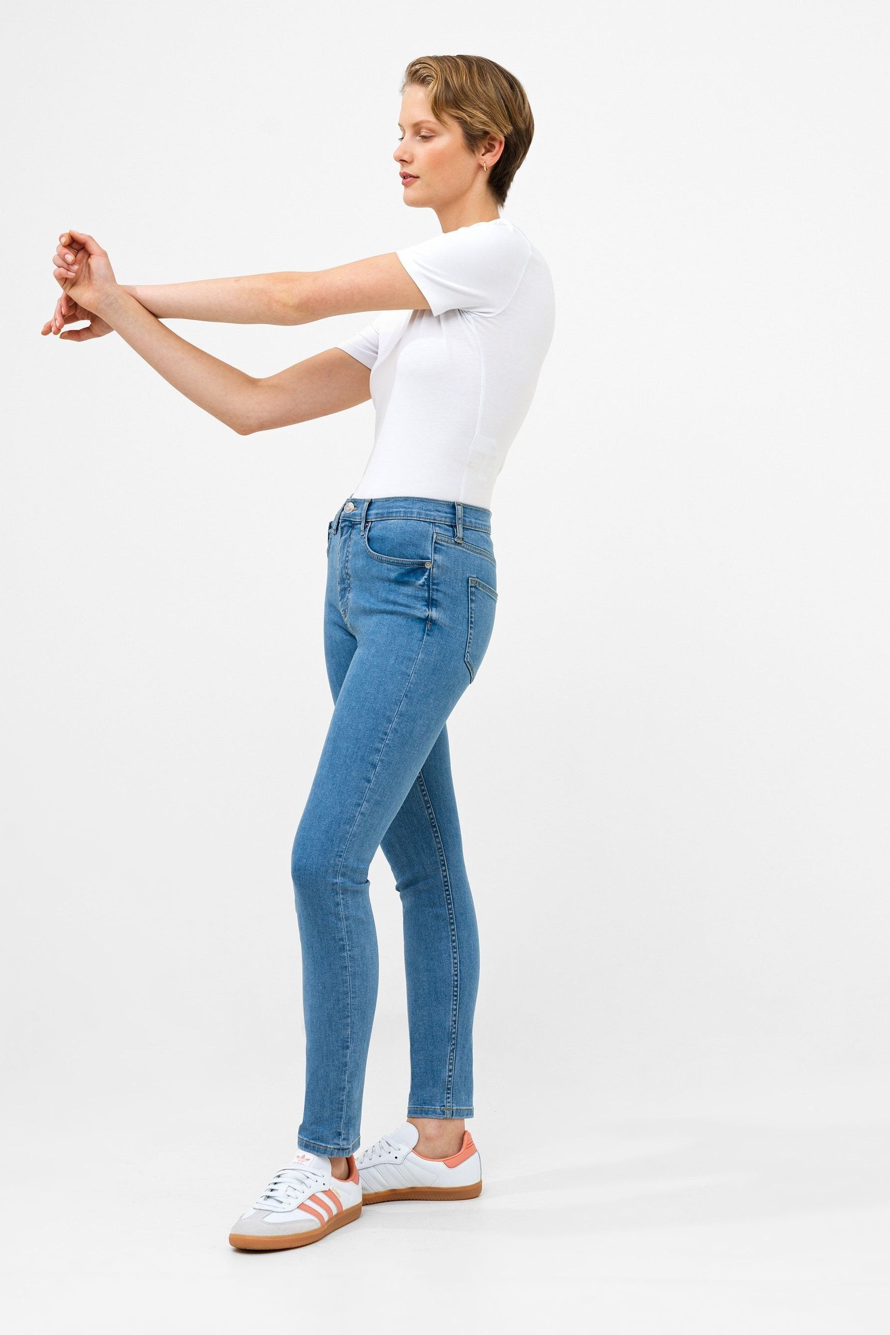 Buy French Connection Blue Soft Stretch Skinny High Rise Jeans from Next Luxembourg