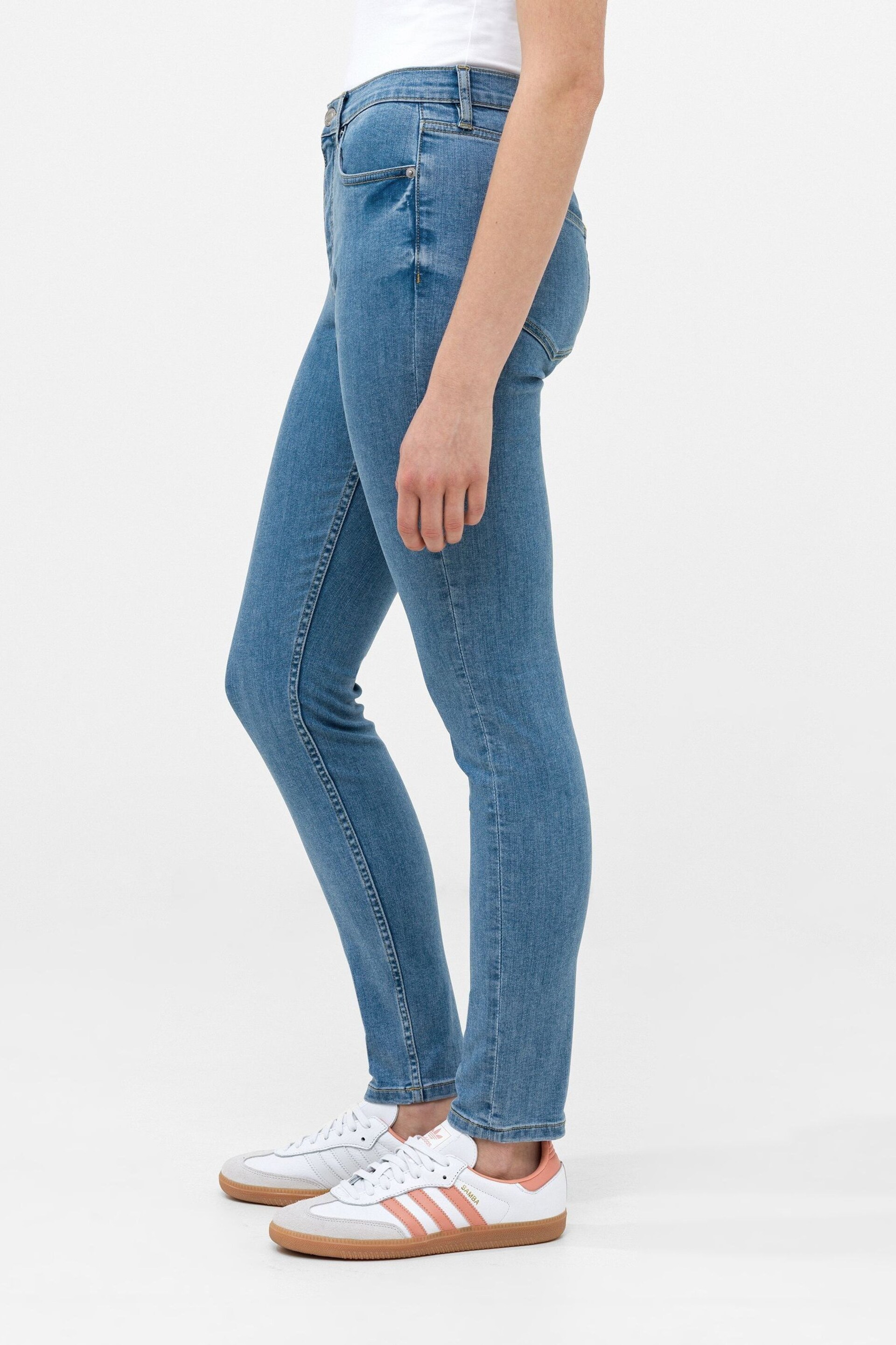 French Connection Soft Stretch Skinny High Rise Jeans - Image 3 of 4