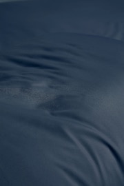 Navy Blue Simply Soft Microfibre Duvet Cover and Pillowcase Set - Image 4 of 4