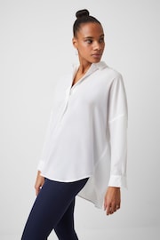 French Connection Rhodes Recycled Crepe Popover Blouse - Image 3 of 4
