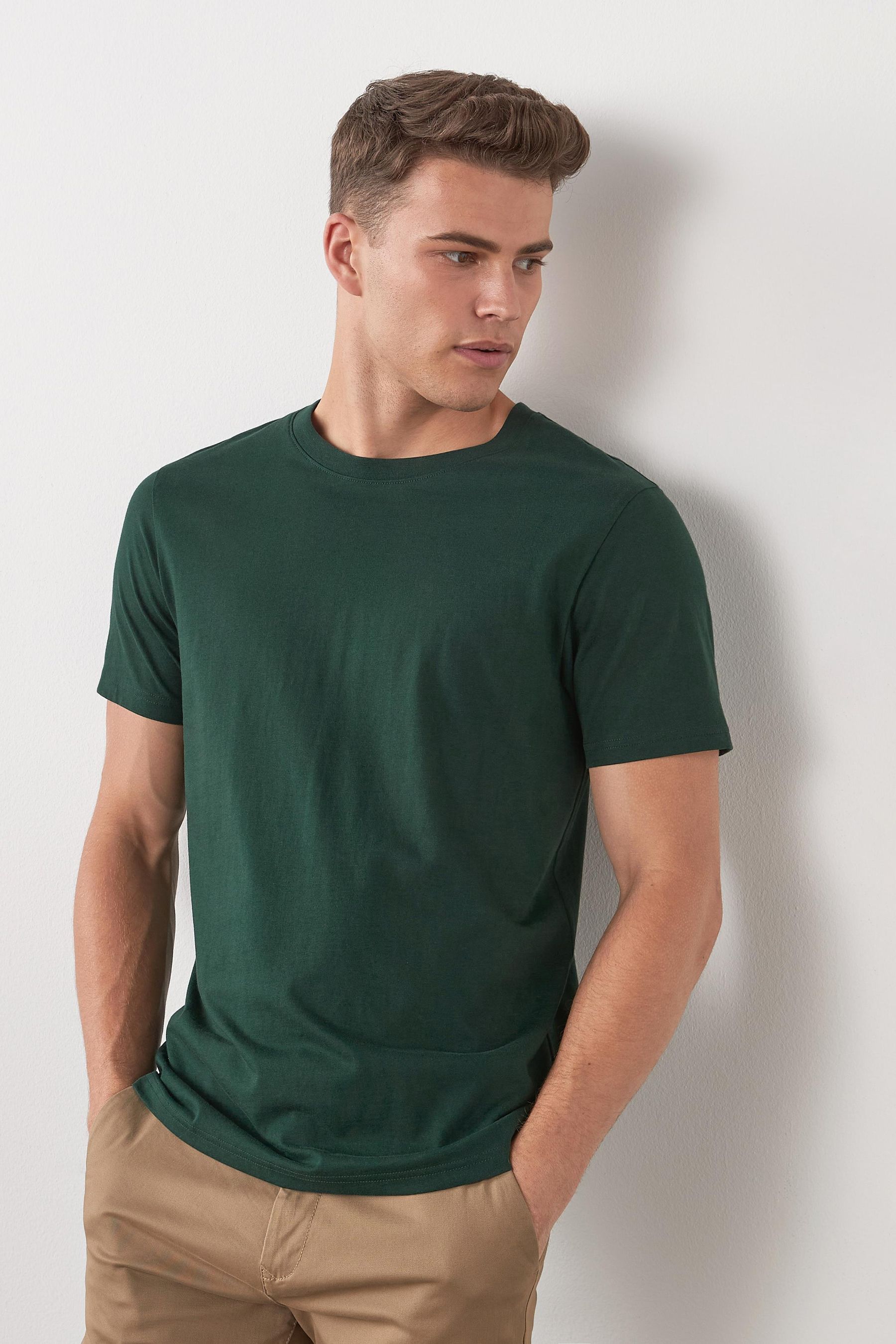 Long green t shirt top
