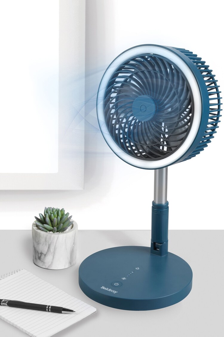 Beldray Blue Cordless Foldable Fan - Image 3 of 6