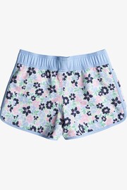 Roxy Blue Floral Printed Board Shorts - Image 2 of 2