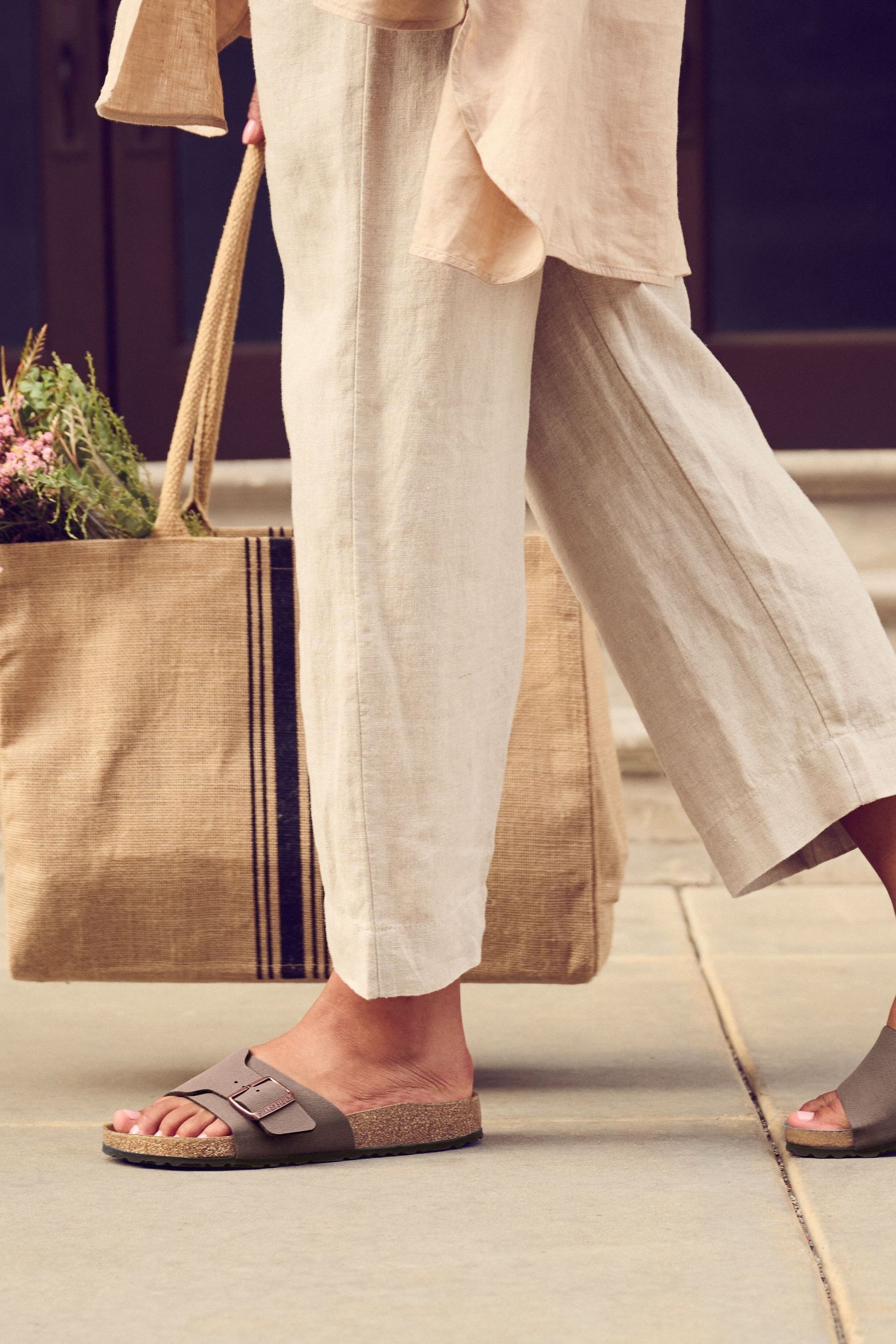 Buy Birkenstock Brown Cream Catalina Sandals from Next Spain