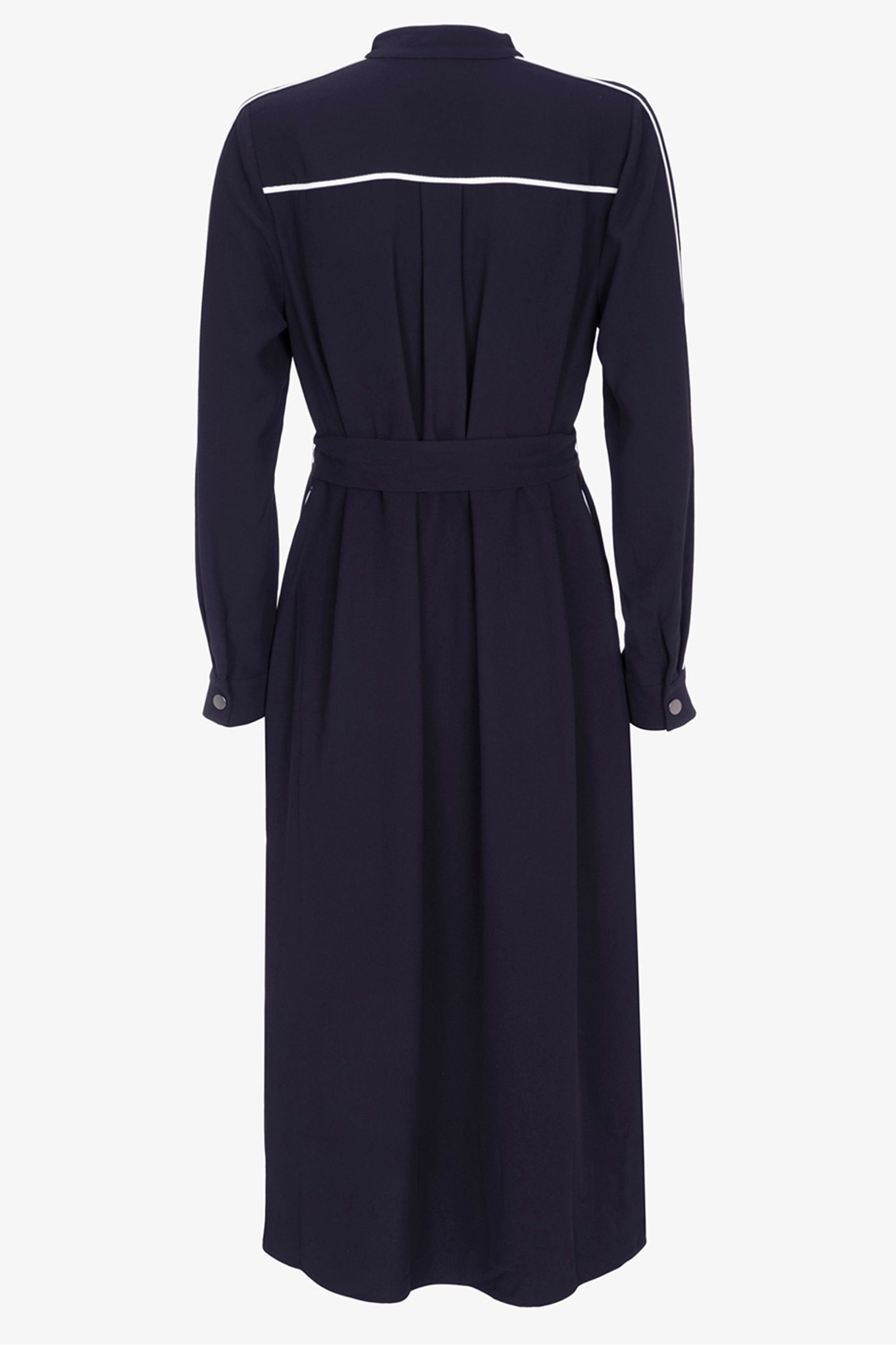 Buy Mint Velvet Blue Contrast Midi Shirt Dress from Next Luxembourg