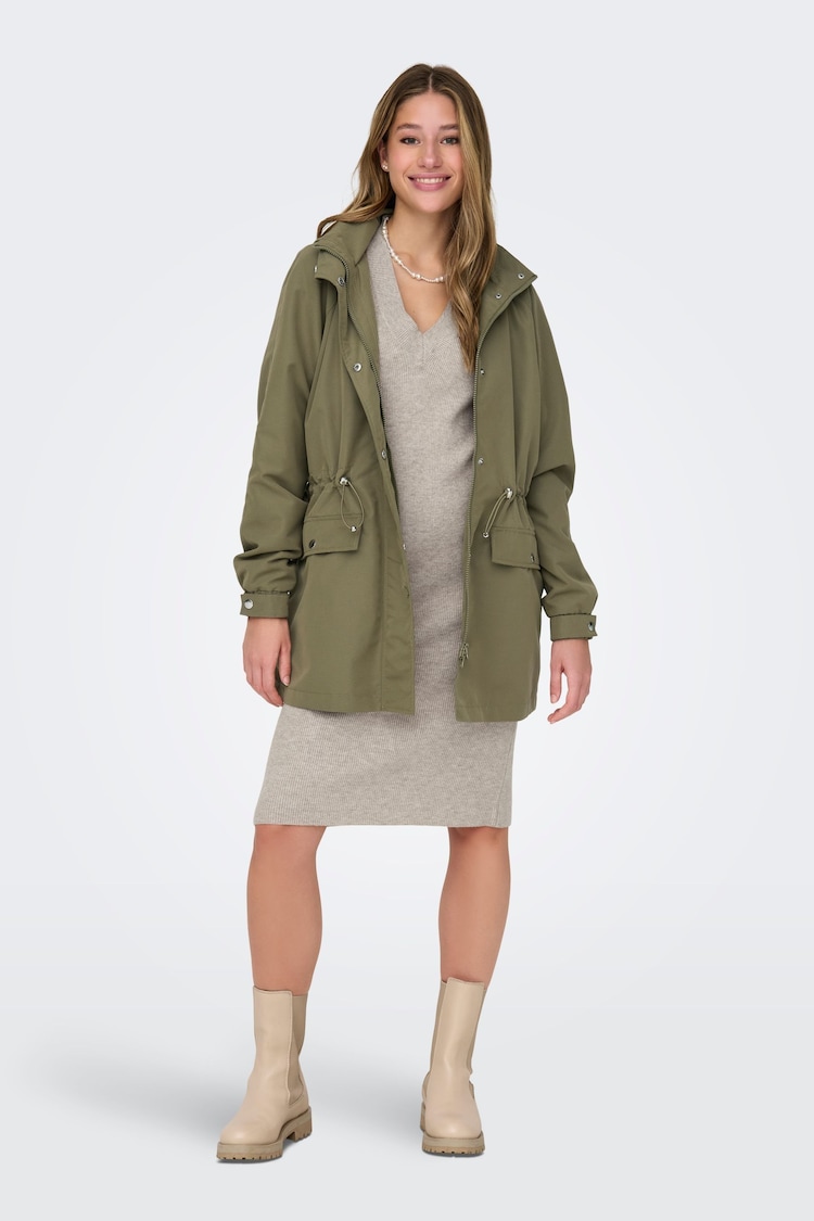 JDY Green Utility Jacket - Image 2 of 7