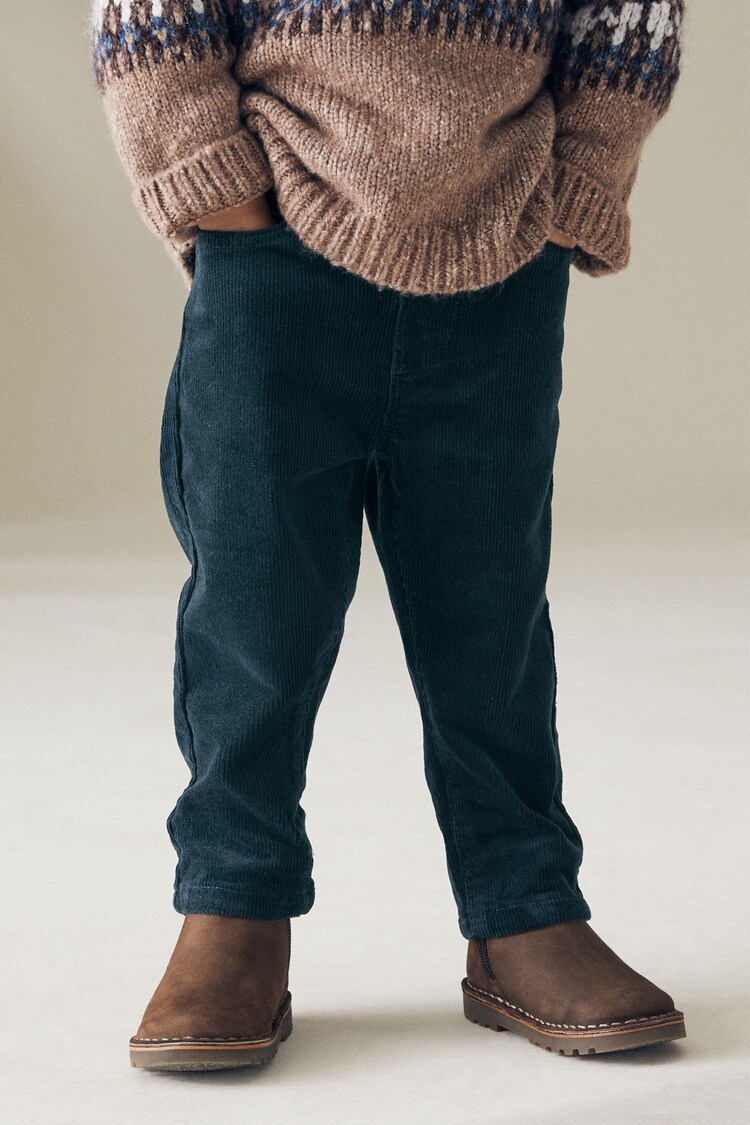 Buy Blue Corduroy Trousers (3mths7yrs) from Next Serbia