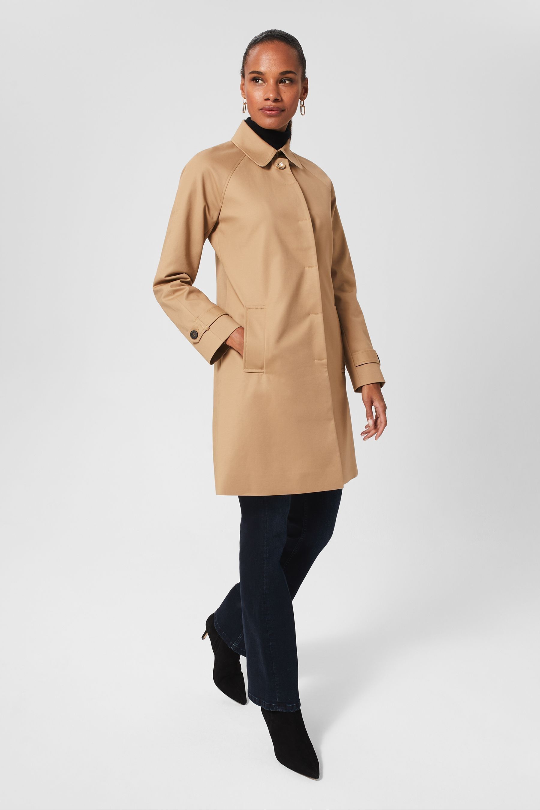 Buy Hobbs Brown Vivienne Trench Coat from Next Qatar