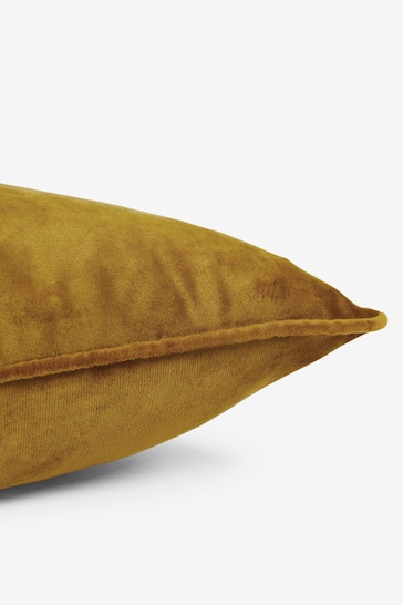 Cumin Yellow 43 x 43cm Matte Velvet Cushion