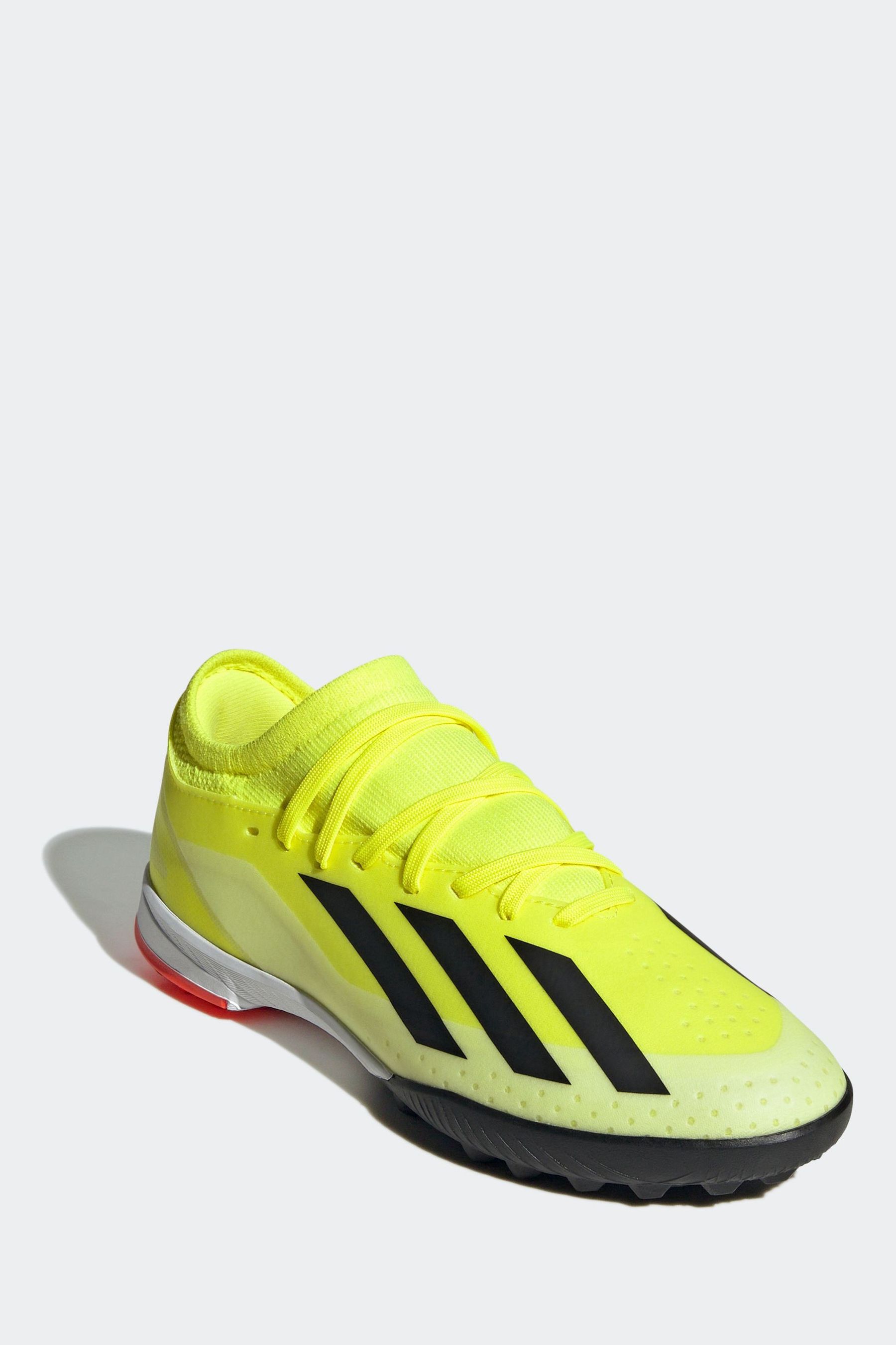 Buy adidas Yellow Football X Crazyfast League Turf Kids Boots from Next Luxembourg