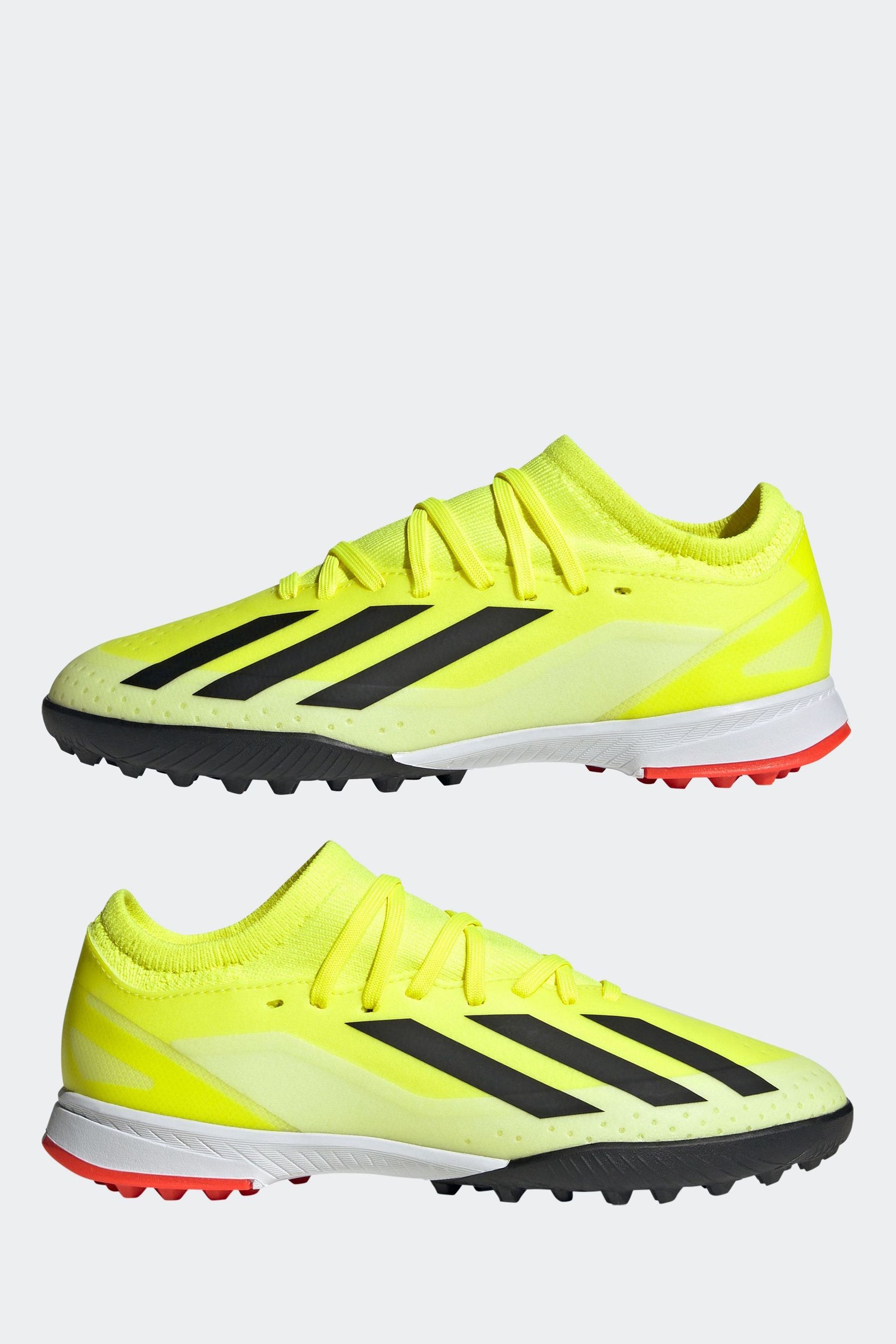 Buy adidas Yellow Football X Crazyfast League Turf Kids Boots from Next Canada