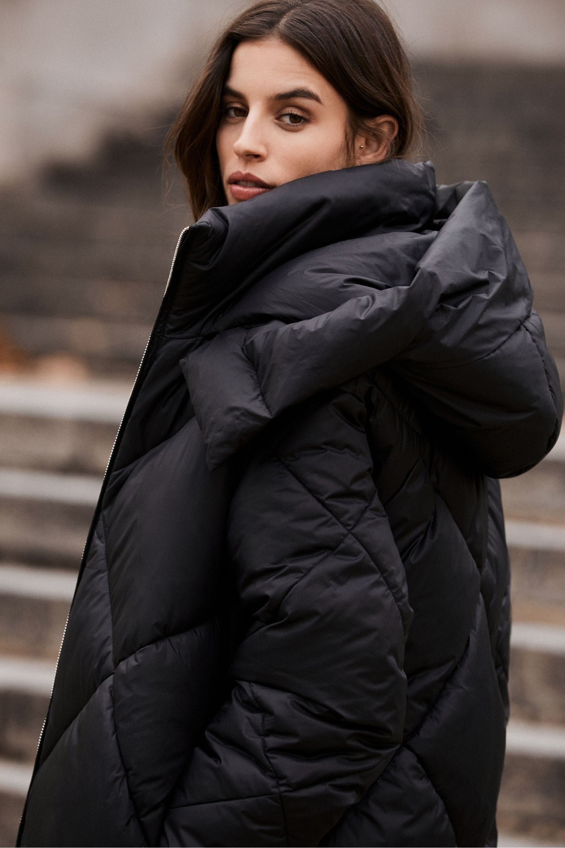 Mint velvet black coat online