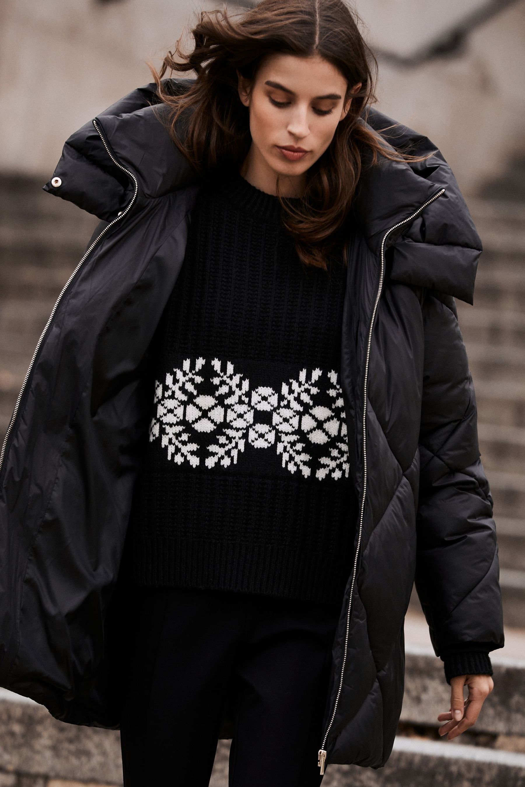 Mint velvet padded coat outlet