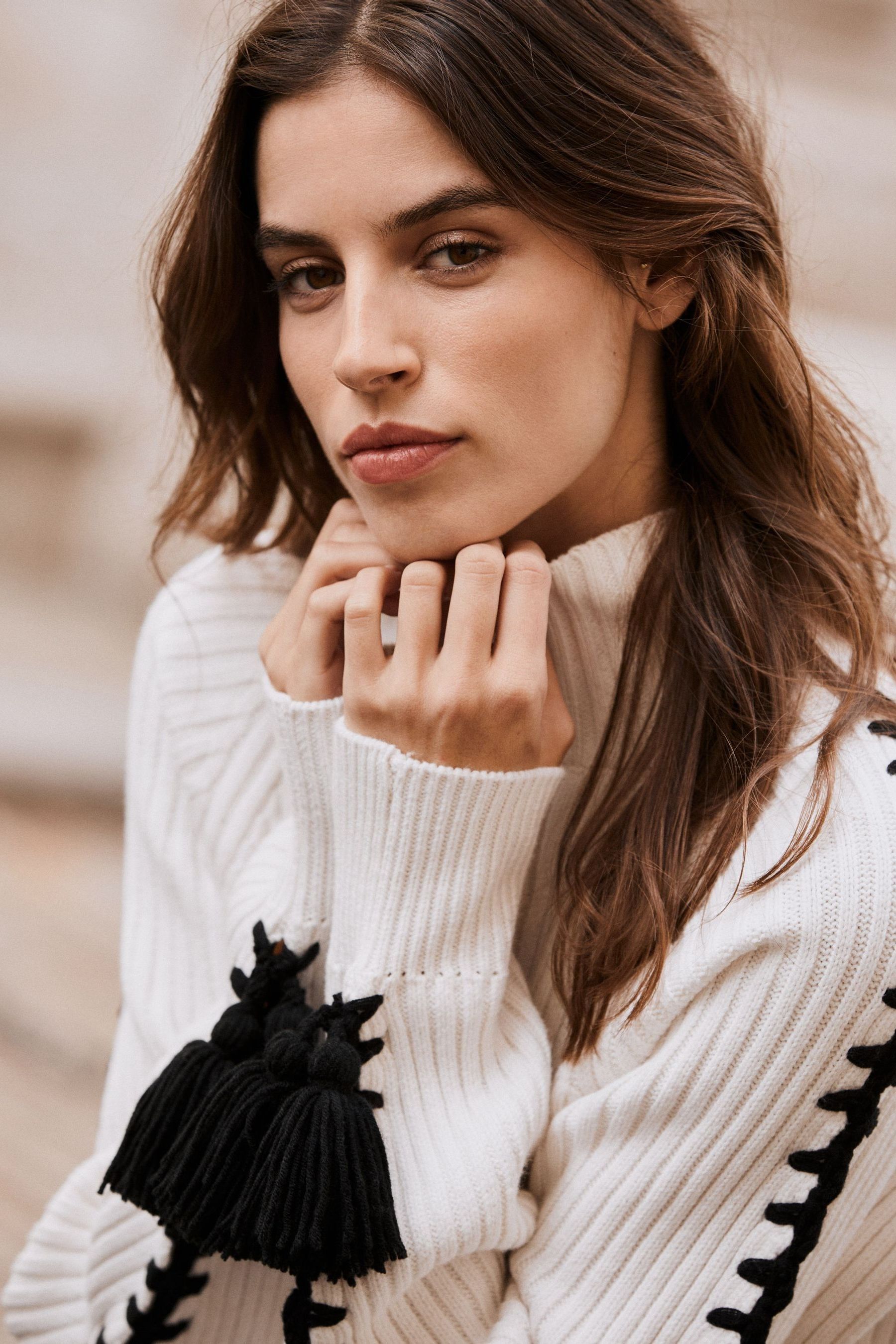Mint velvet white jumper hot sale