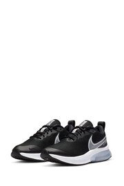 Nike Black/White/Silver Air Zoom Arcadia Running Shoes - Image 3 of 8