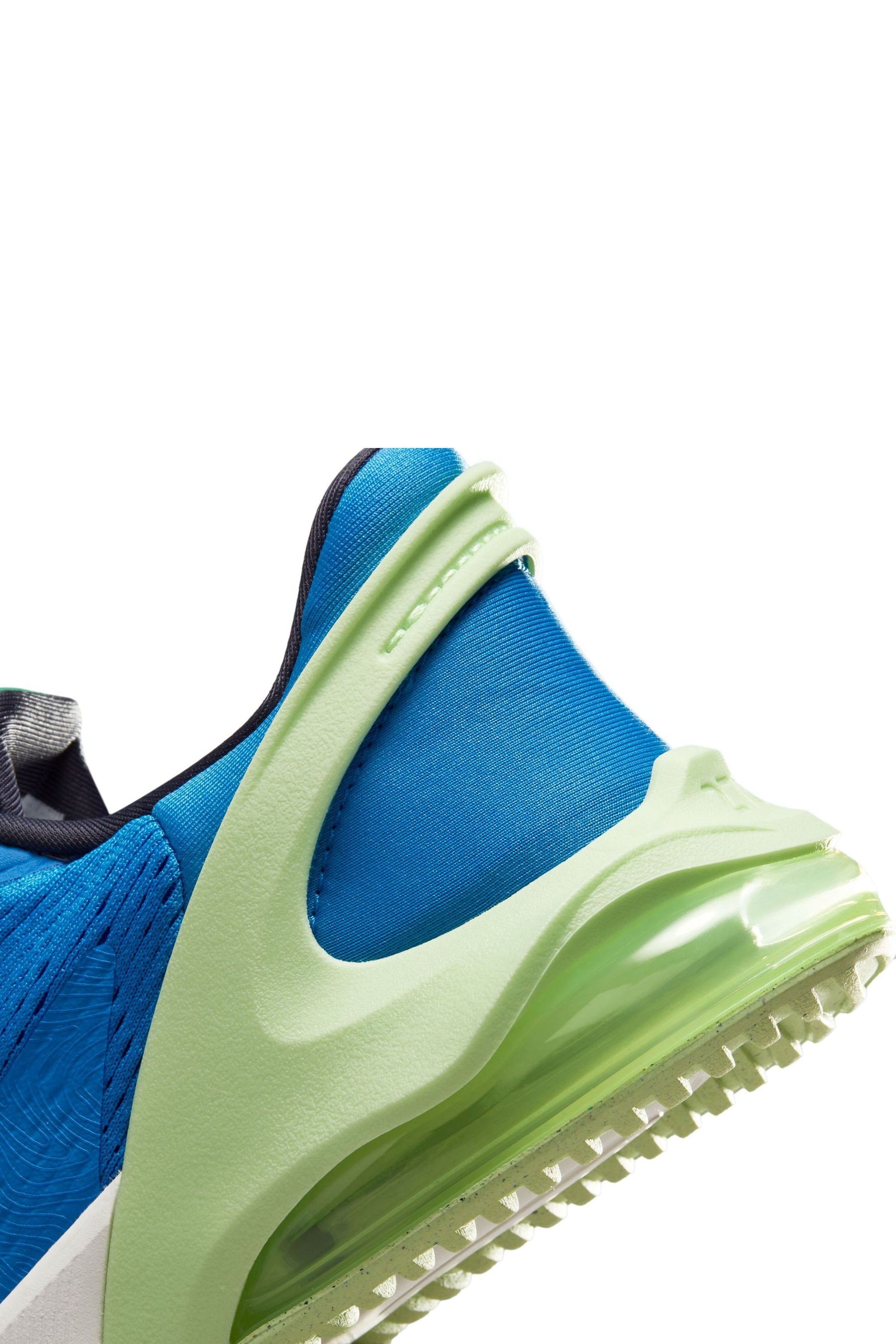 Buy Nike Blue White Air Max 270 GO Easy On Junior Trainers from Next Luxembourg