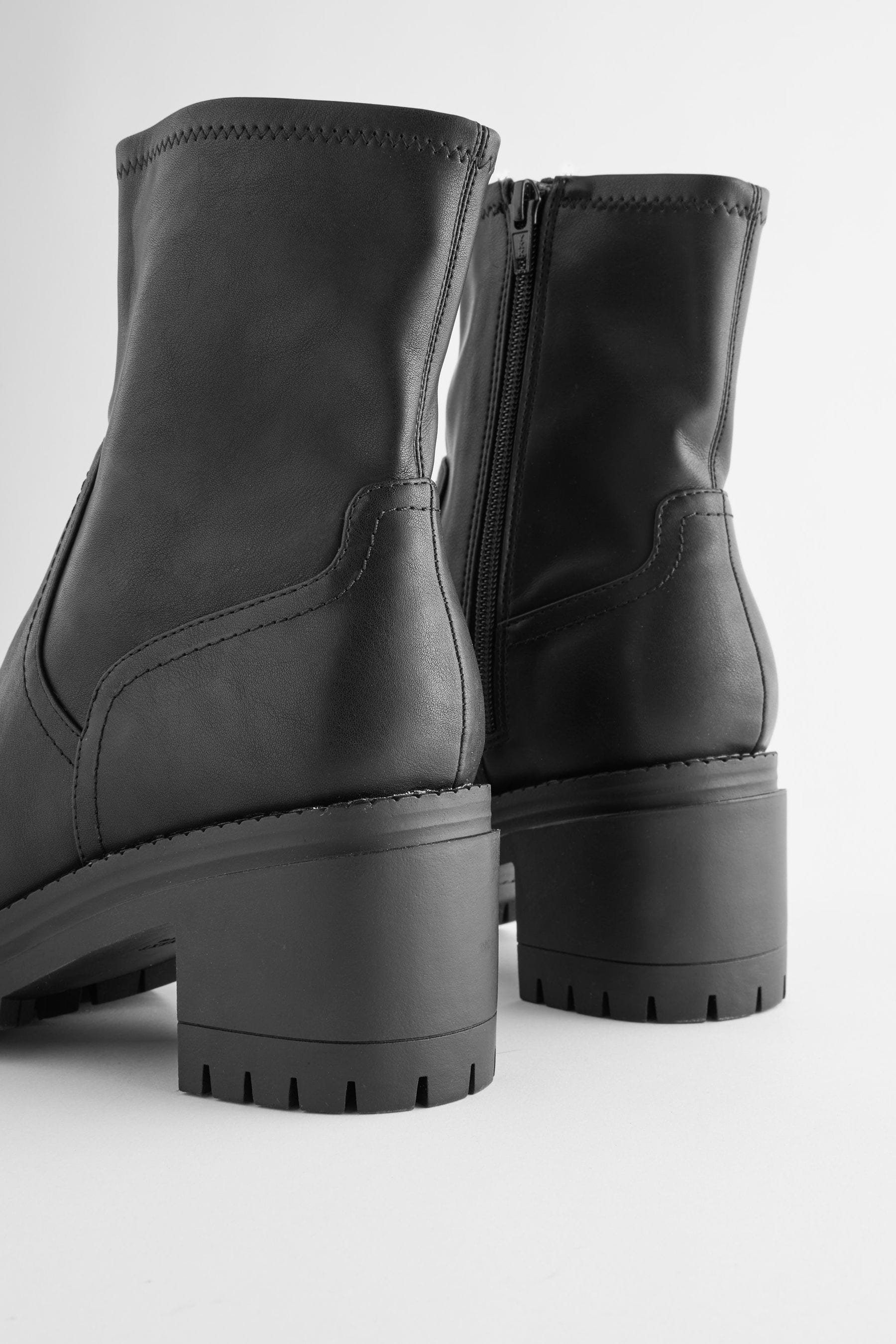 Sock discount chunky boots