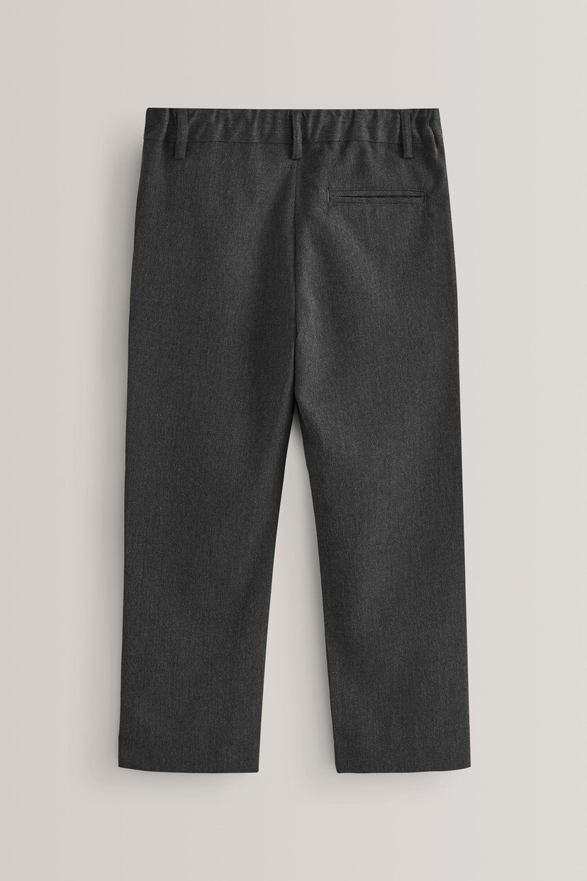 Grey Plus Waist School Formal Straight Trousers (3-17yrs) - Image 2 of 7