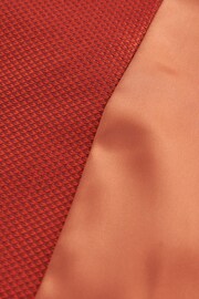 Rust Orange Textured Waistcoat - Image 8 of 9