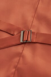 Rust Orange Textured Waistcoat - Image 9 of 9