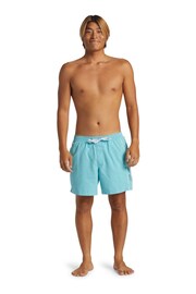 Quiksilver Blue Logo Volley Shorts - Image 5 of 7