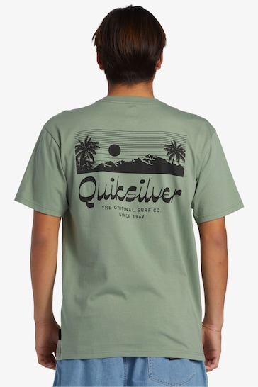 Quicksilver Island Mode Back Print T-Shirt