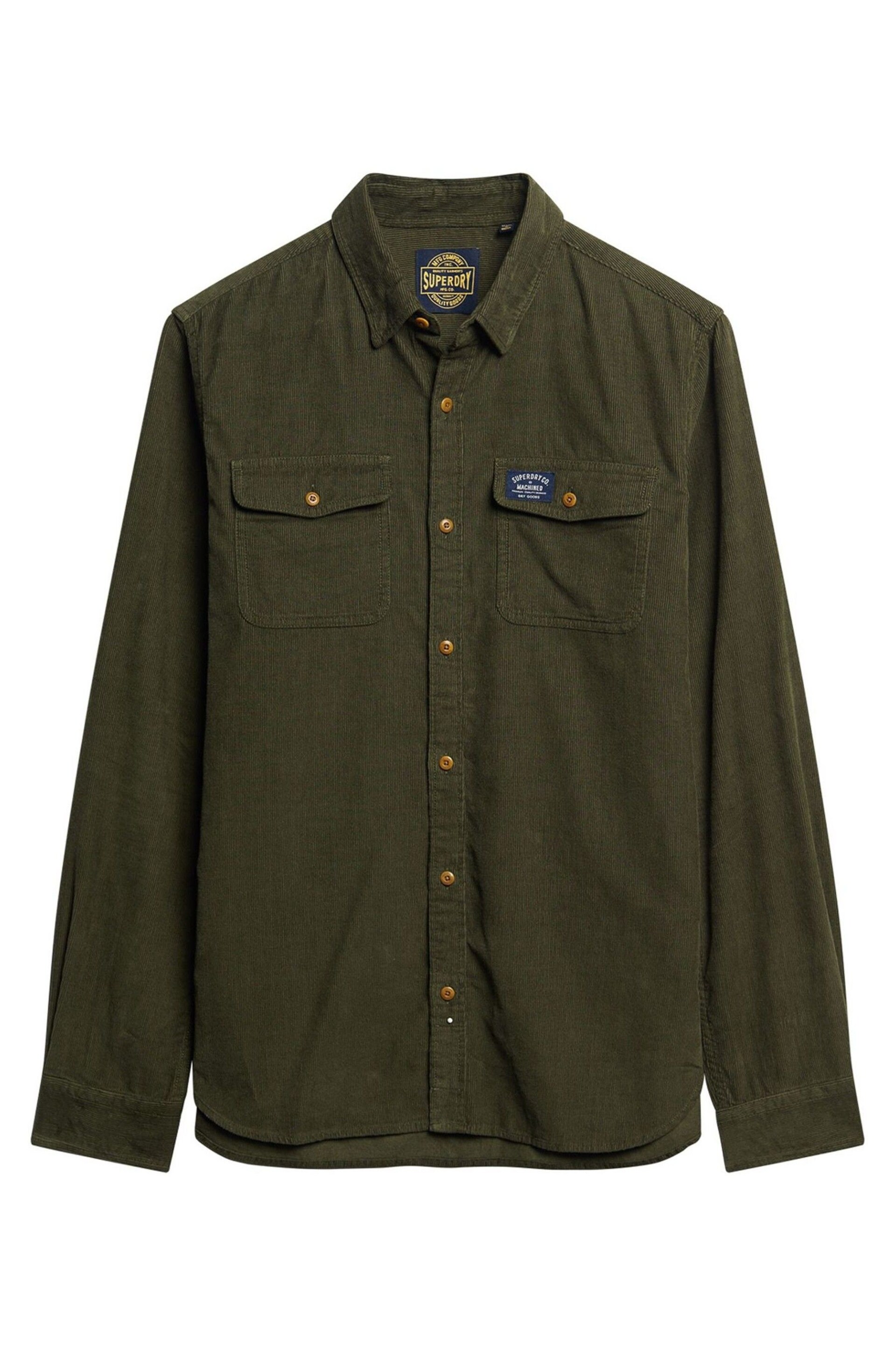 Superdry Green Trailsman Cord Shirt - Image 4 of 6