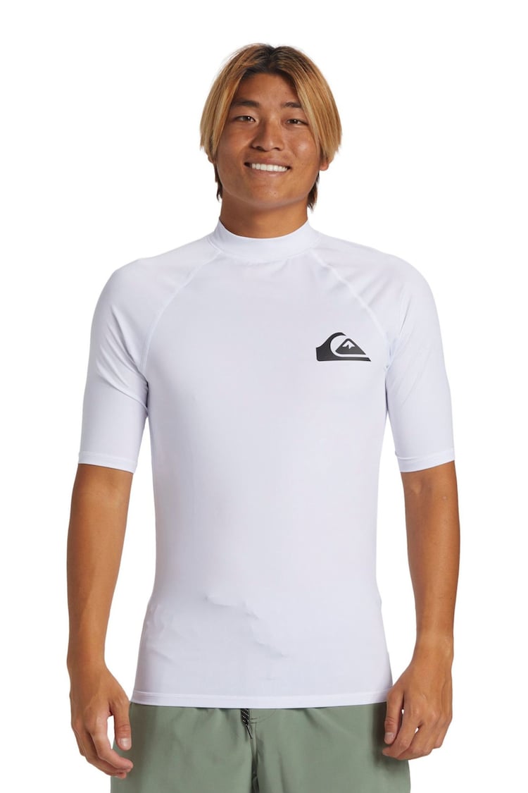 Quiksilver Short Sleeve UPF50 Rash Vest - Image 1 of 6