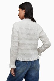 AllSaints White Meg Shirt - Image 2 of 6