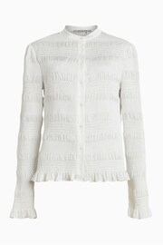 AllSaints White Meg Shirt - Image 6 of 6