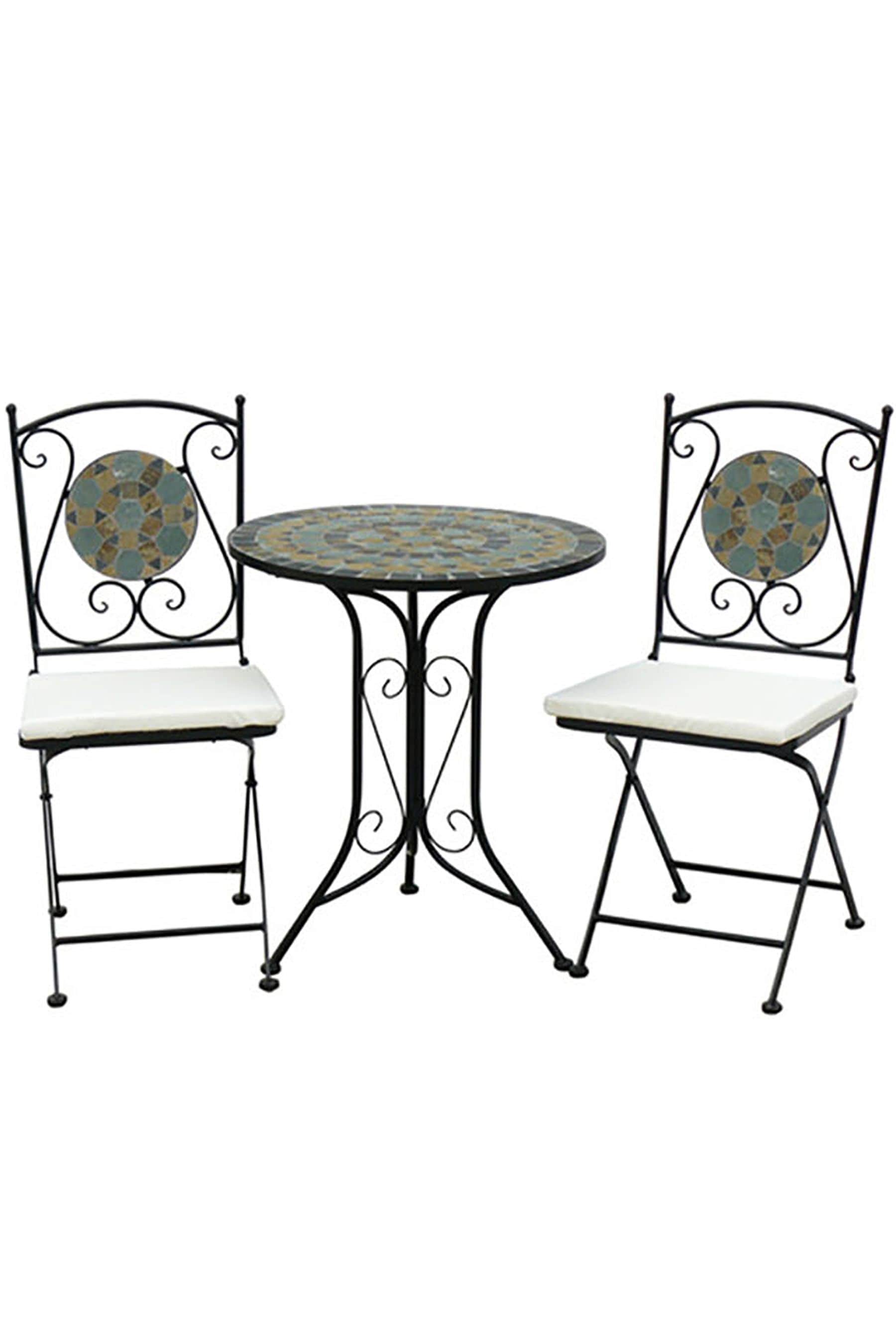 Charles bentley mosaic bistro set outlet