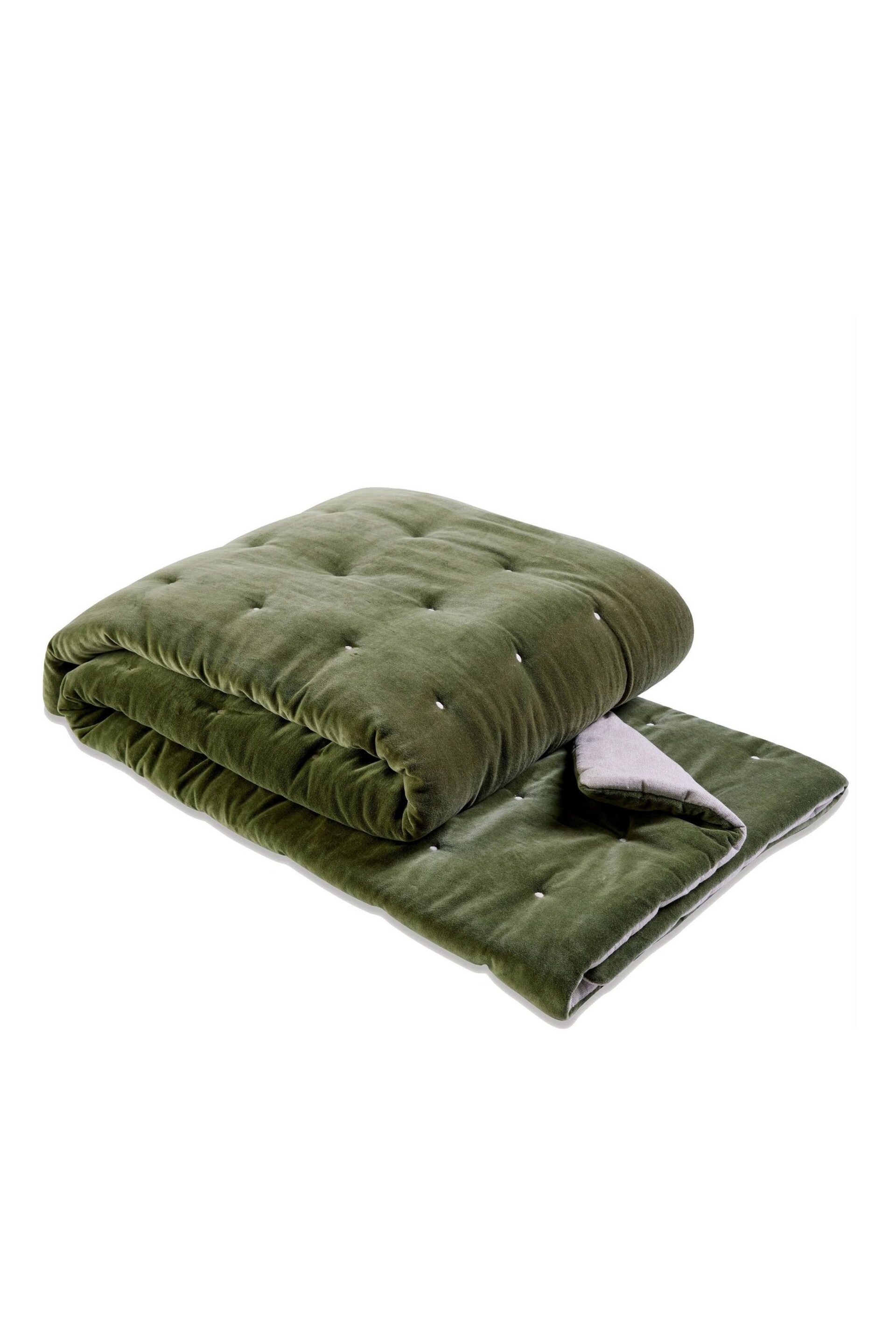 Christy Olive Jaipur Velvet Christy Jaipur Velvet Throw - Image 2 of 3