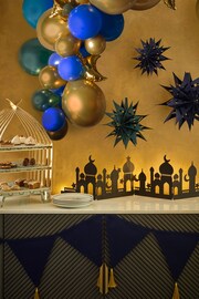 Green/Navy Blue/Gold Eid 75 Piece Balloon Arch - Image 2 of 4