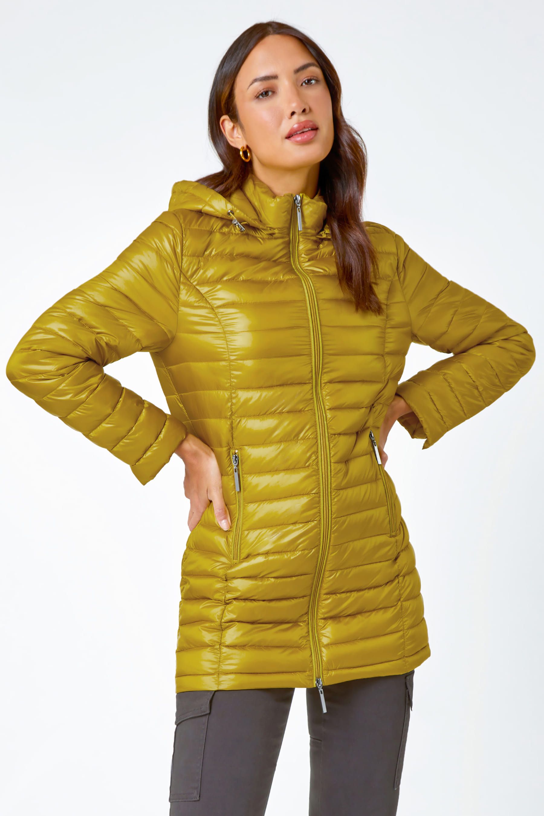 Yellow 2024 longline jacket