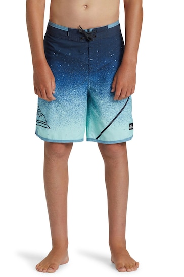 Quicksilver Blue Youth Ombre Surfsilk Swim Shorts
