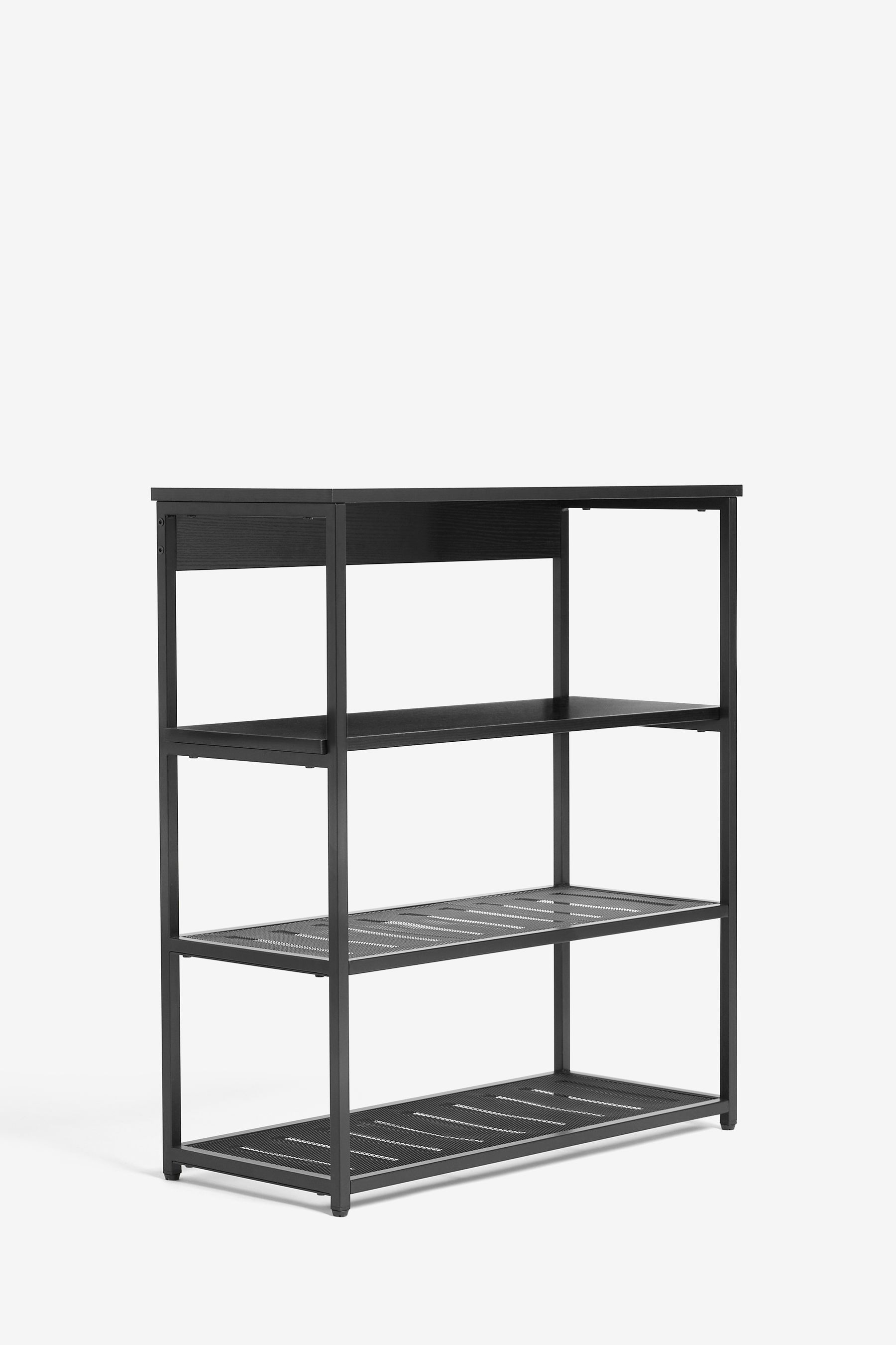Black Bronx Console Shoe Storage
