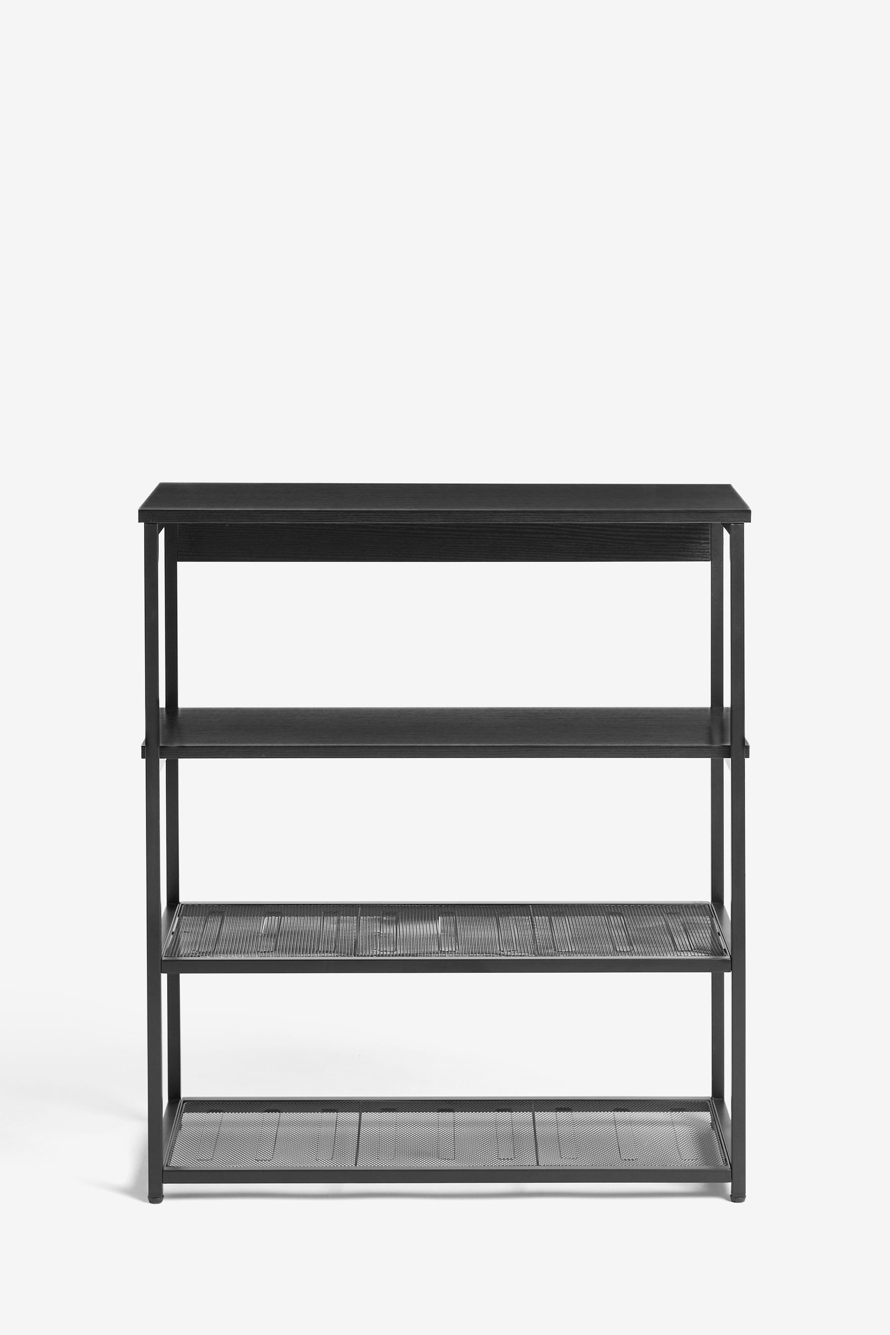 Black Bronx Console Shoe Storage