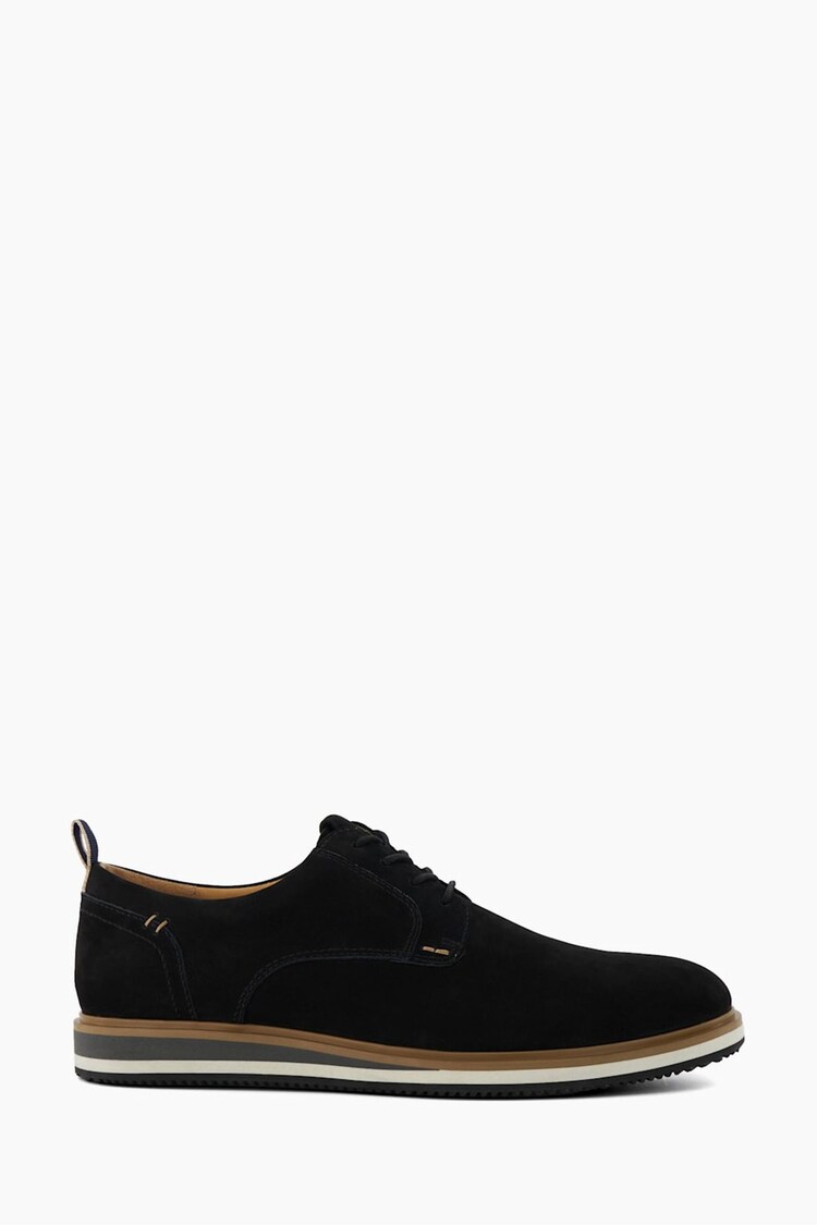 Dune London Black Blaksley Plain Toe Hybrid Sole Shoes - Image 1 of 5