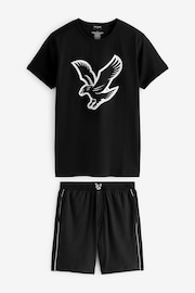 Lyle & Scott Black Loungewear Klaus Set - Image 2 of 9