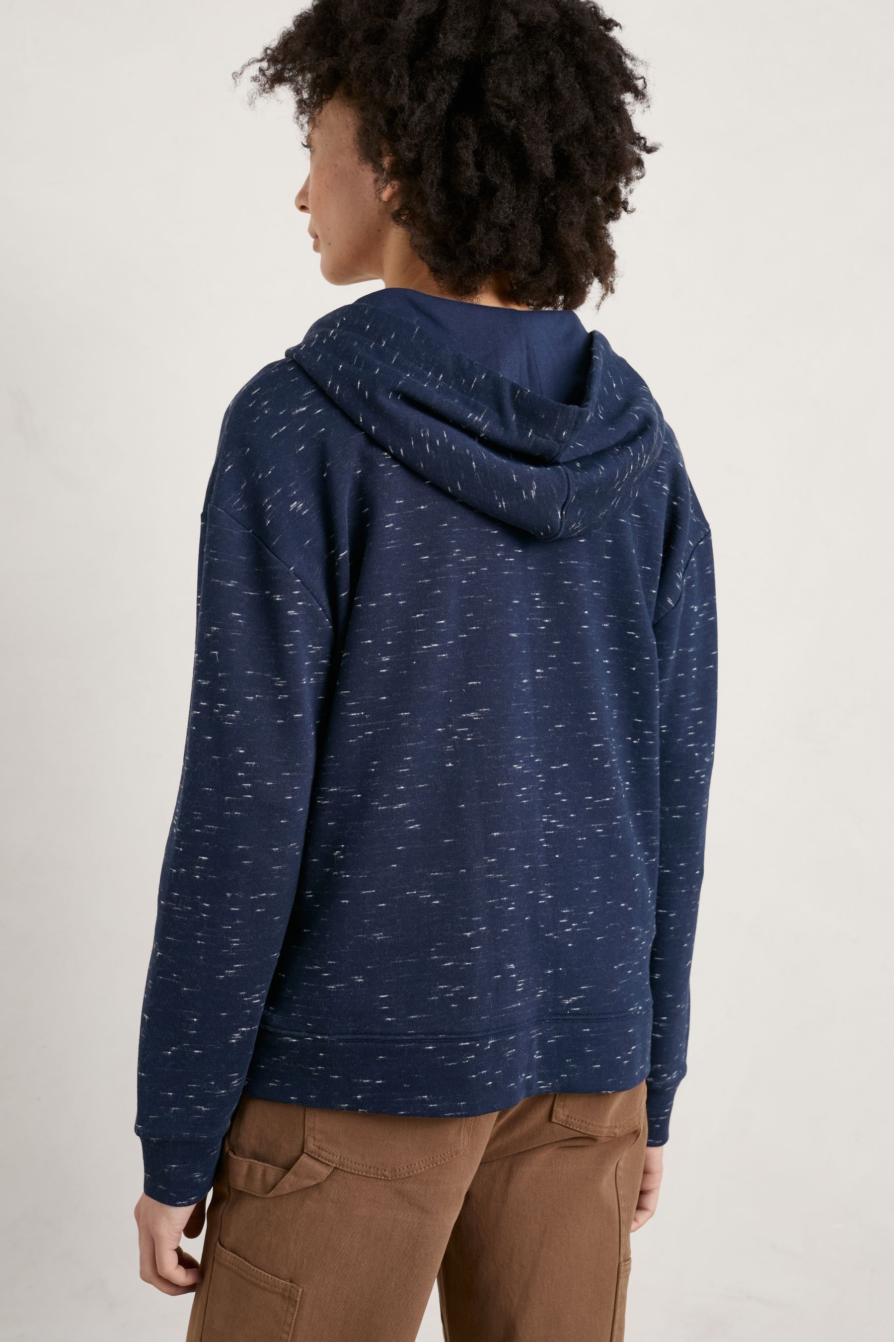Buy Seasalt Navy Blue Cornwall Centre Zip Front Hoodie from Next Austria
