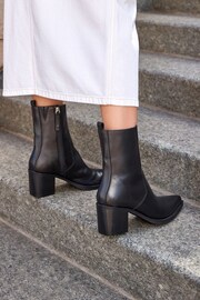 Black Forever Comfort® Point Toe Heeled Ankle Boots - Image 3 of 9