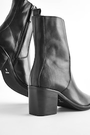 Black Forever Comfort® Point Toe Heeled Ankle Boots - Image 8 of 9