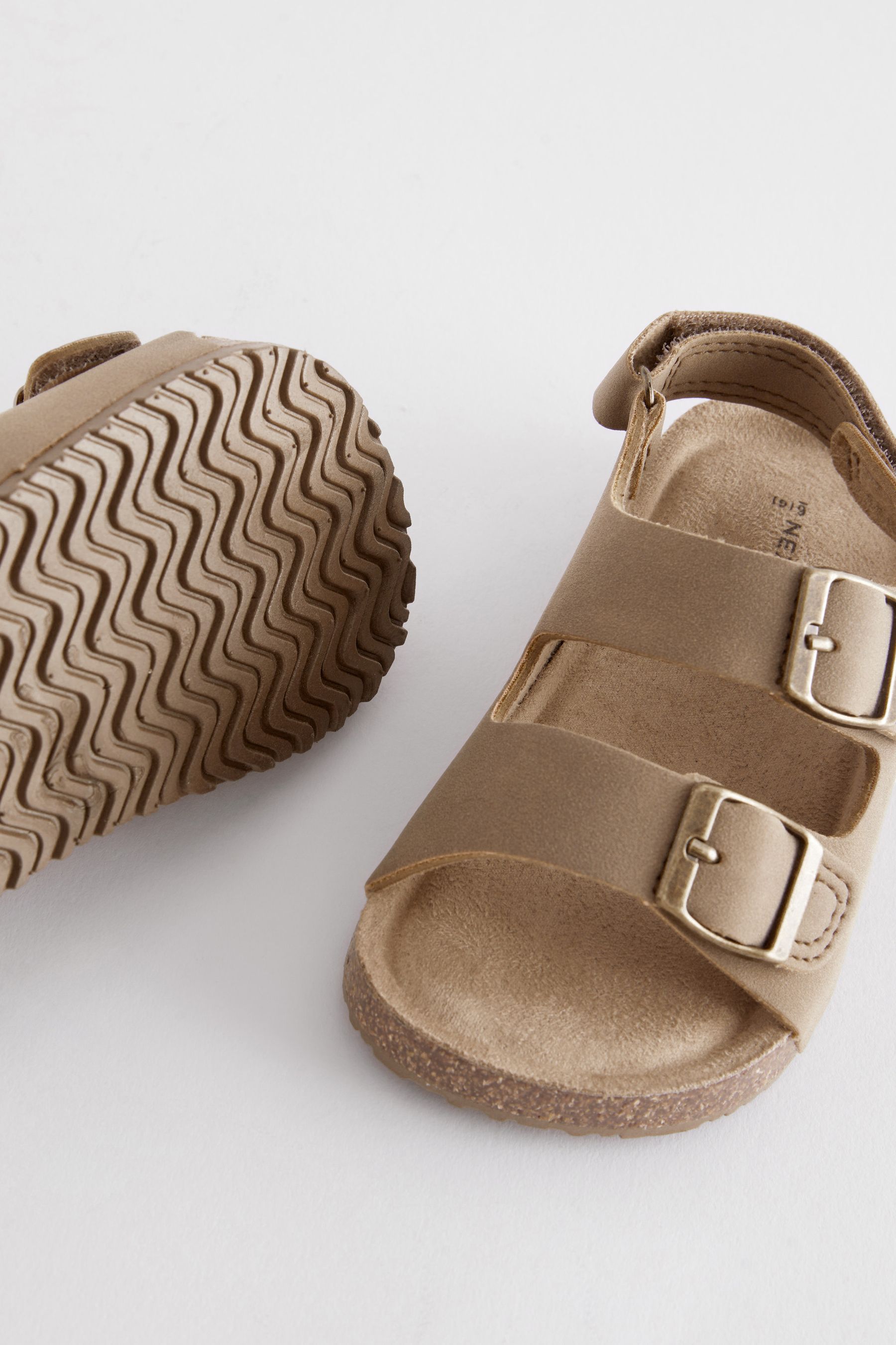 Double buckle sandal shop