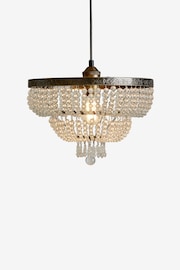 Clear Bamburgh Easy Fit Pendant Lamp Shade - Image 5 of 5