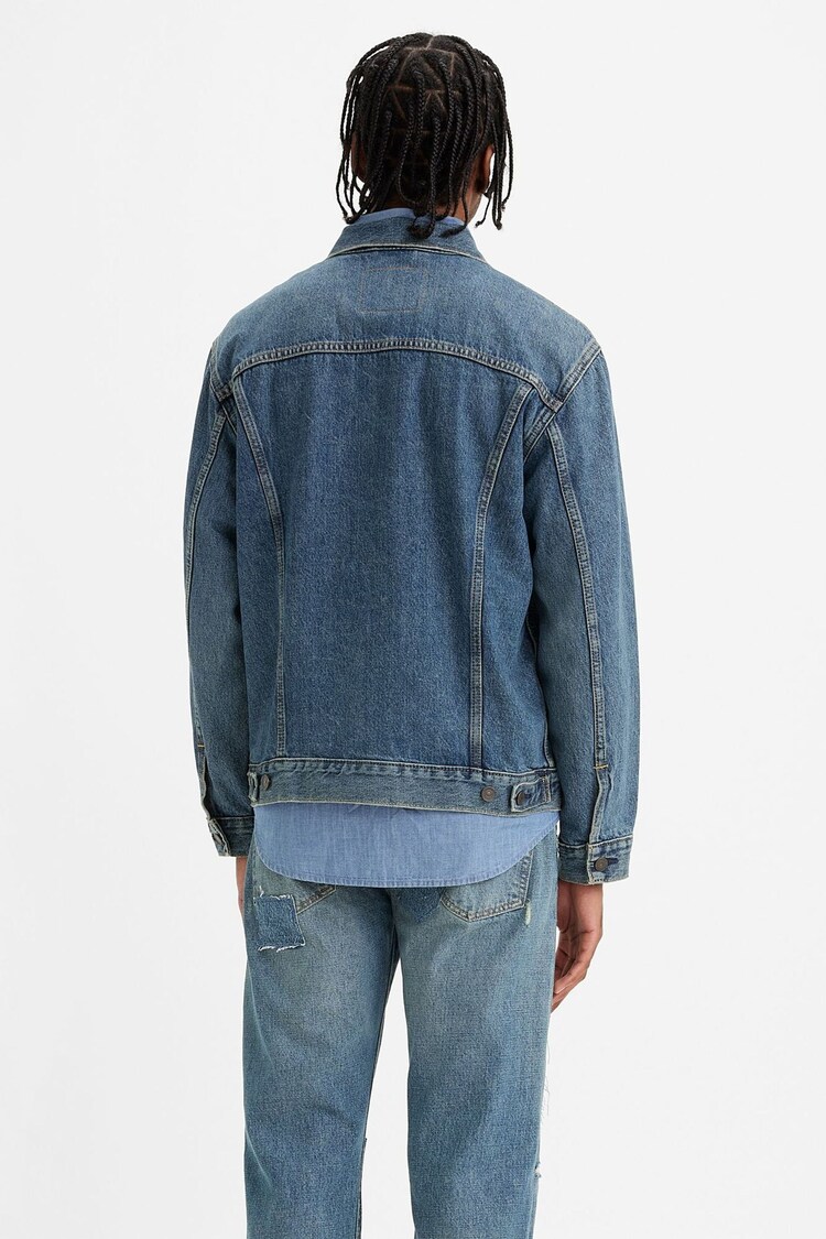 Levi's New Relaxed Fit Trucker Men's Jacket (1-Pack), Waterfalls, M