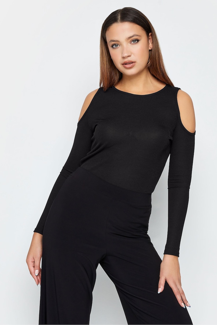 Long Tall Sally Black Cutout Top - Image 1 of 4